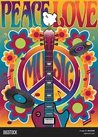 Image result for Woodstock 60s Art