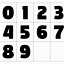 Image result for Free Printable Numbers 0 9