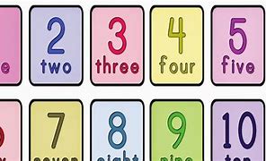 Image result for Math Numbers 1-10