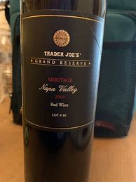 Image result for Trader Joe's Grand Reserve Meritage Lot #27 Napa Valley