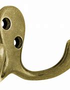 Image result for Double Hook Brass