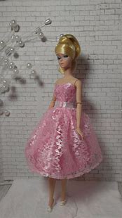 Image result for Barbie Doll Pink Dress