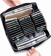 Image result for Large-Capacity Credit Card Wallet