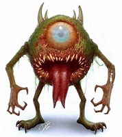 Image result for Cartoon Scary Monster Drawing