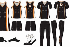 Image result for Netball Red and White Uniform