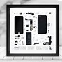 Image result for Framed Disassembled iPhone