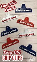 Image result for Personalized Chip Clips