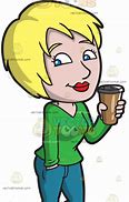 Image result for Women Drinking Coffee Clip Art