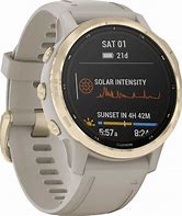 Image result for Garmin Fenix 6s Gold White