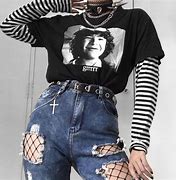 Image result for Emo Aesthetic Grunge Outfits