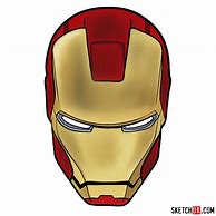 Image result for Iron Man Helmet Sketch