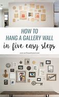 Image result for Large Wall to Hang Pictures On Clips