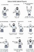 Image result for Baseball Umpire Signals Chart