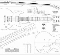 Image result for Gibson Les Paul Guitar Plans
