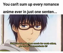Image result for Romance Anime Memes