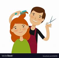 Image result for Barber Cutting Hair Clip Art