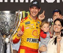 Image result for Joey Logano and His Wife