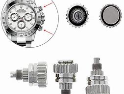 Image result for Rolex 5Mm Stainless Steel Buttons