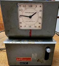 Image result for Lathem Time Clock Model 4021