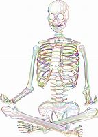 Image result for Meditating Skeleton White Clip Art