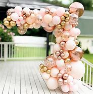Image result for Rose Gold Balloon Arches