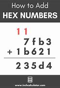 Image result for Adding Hexadecimal