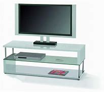 Image result for Glass Chrome TV Stand