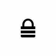 Image result for Lock Button White PNG