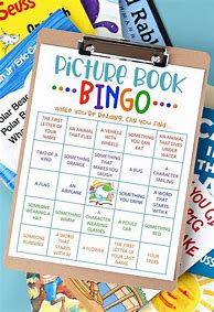 Image result for Book Bingo for Children