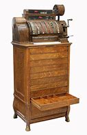 Image result for Antique Wood Cash Register