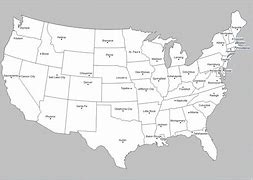 Image result for Large Blank United States Map