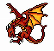Image result for Dragon Pixel Art 3D