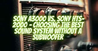 Image result for Sony A300 Sound Bar