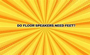 Image result for Floor Speaker Feet