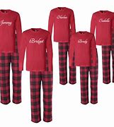 Image result for Personalized Matching Family Christmas Pajamas