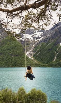 Instagram: alexxatherton / Wait for me where the world begins / Trandal Swing in Norway | Travel photography, Travel, Beautiful destinations
