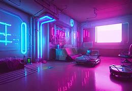 Image result for Cyberpunk Room