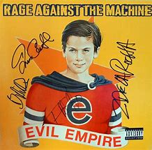 Image result for Rage Against the Machine Signed