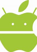 Image result for White Apple and Android Logo