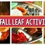 Image result for Fall Leaves Activities Pre-K