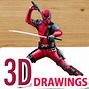 Image result for How Draw 3D Drawings