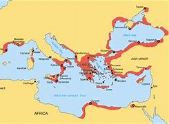 Image result for Greek Map 480 BC