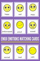 Image result for Feelings Faces Emotions Cards