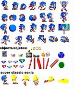 Image result for Classic Supersonic Sprites