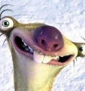 Image result for Funny Sid the Sloth with an Afro