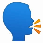 Image result for Speaking Head Apple Emoji