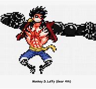 Image result for Luffy Pixel Gear 5 32X32