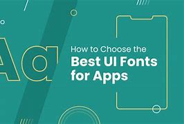 Image result for Best Font for Apps