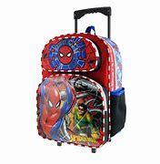 Image result for Spider-Man Backpack with Wheels