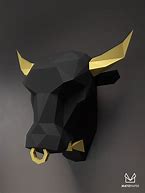 Image result for Papercraft Bull Head